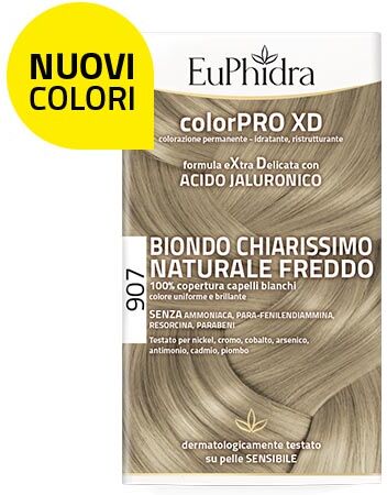 zeta farmaceutici spa euphidra bellezza e salute tinta per capelli colorpro xd colore 907 biondo chiarissimo naturale freddo