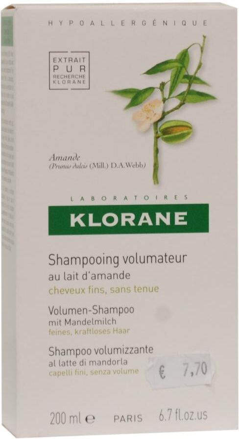 Klorane Capelli Latte di Mandorla Rinforzante Protettivo Shampoo 200 ml