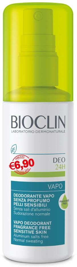 ist.ganassini spa bioclin cura del corpo deodorante 24h senza profumo vapo offerta promo 100 ml