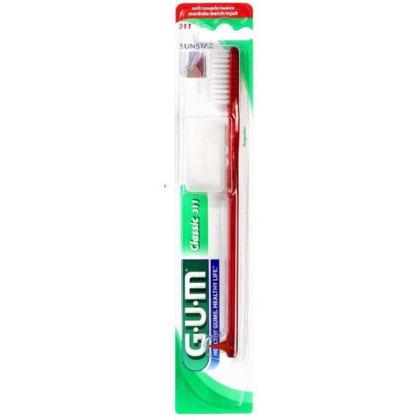 sunstar italiana srl gum  igiene dentale quotidiana classic 311 spazzolino morbido slender