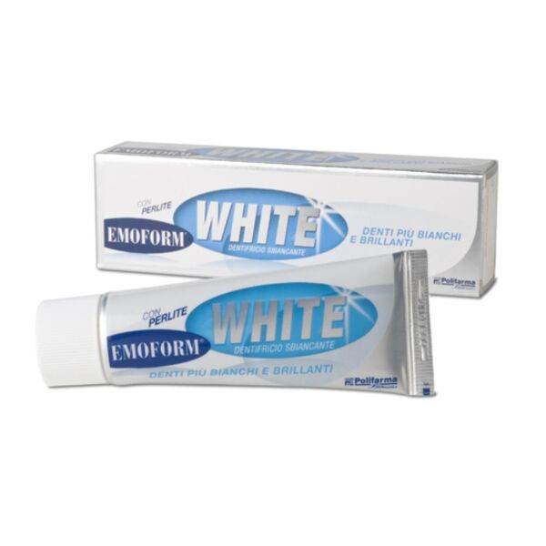 polifarma benessere srl polifarma  igiene dentale quotidiana emoform white dentifricio 40 ml