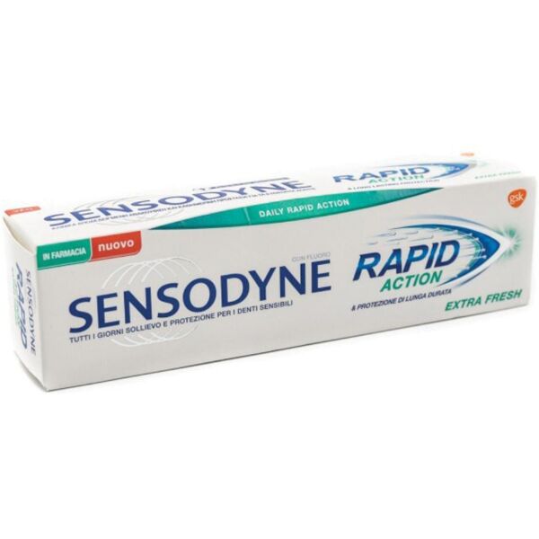 haleon italy srl sensodyne  salute dentale rapid action extra fresh dentifricio 75 ml