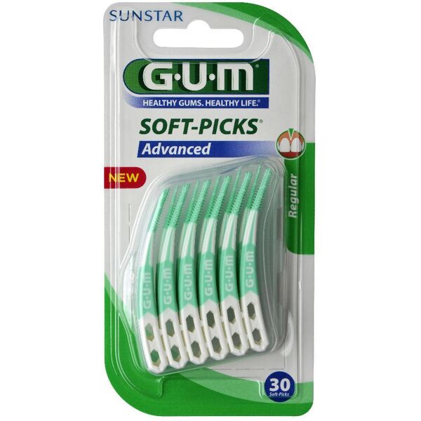 sunstar italiana srl sunstar gum soft picks advanced scovolini 30 pezzi