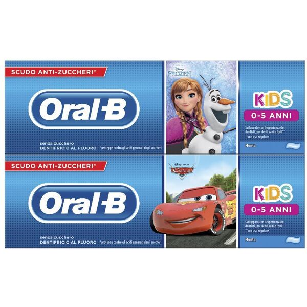 procter & gamble srl oral-b dentifricio frozen and cars per bambini (0-5)  1 pezzo 75ml