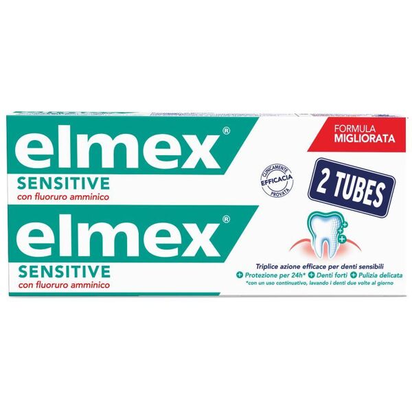 colgate-palmolive commerc.srl elmex dentifricio sensitive bitubo 2x75 ml colgate palmolive linea dentale