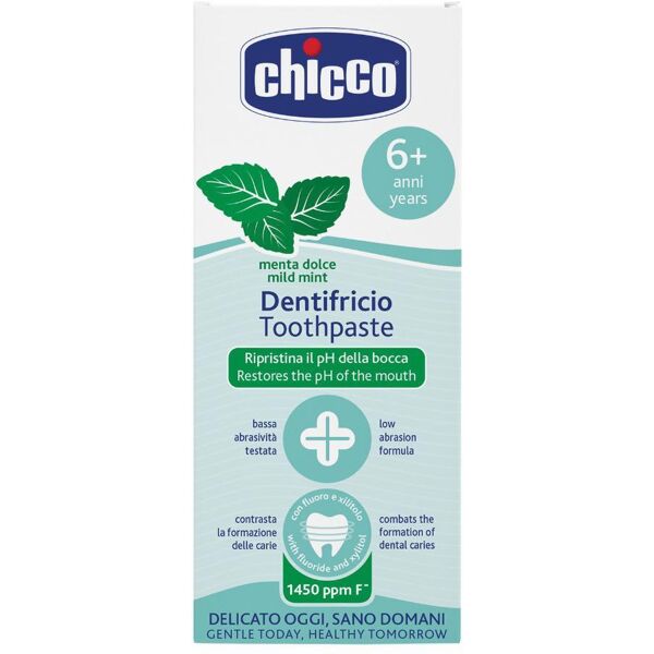 chicco menta dolce dentificio per bambini 6+ anni 50 ml