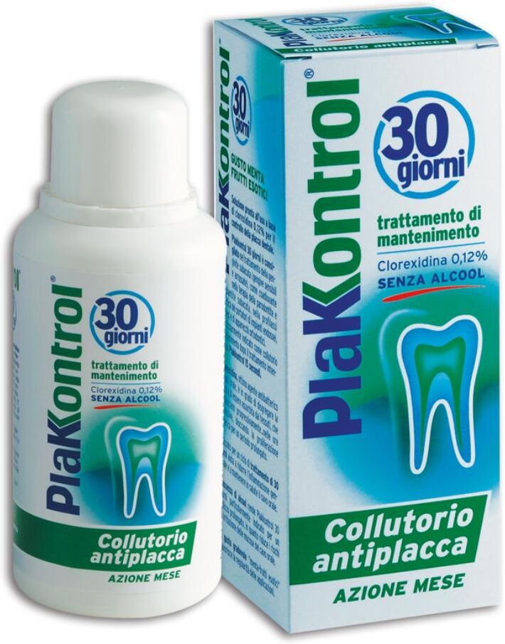 ideco plakkontrol  igiene dentale quotidiana 30 giorni collutorio 0,12% 250 ml