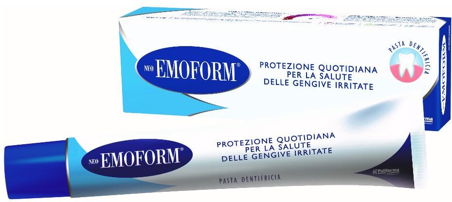 polifarma benessere srl polifarma  igiene dentale quotidiana neo emoform dentifricio lenitivo 100ml