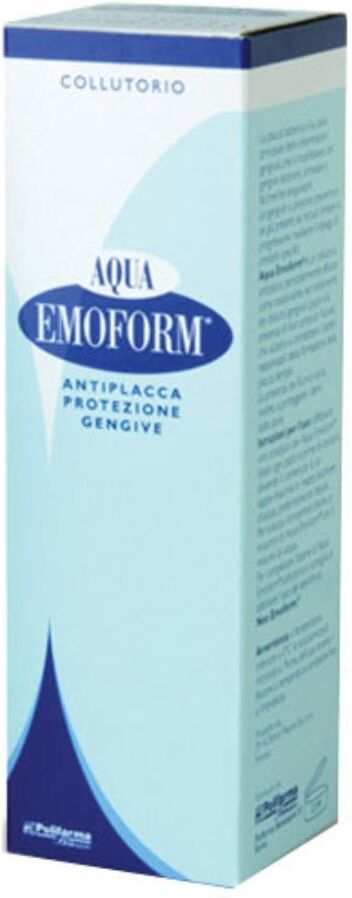 polifarma benessere srl polifarma  igiene dentale quotidiana aqua emoform collutorio 300 ml