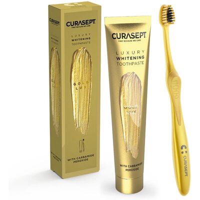 Kit sbiancante Curasept Gold Lux - Denti Kit sbiancante Curasept Gold Lux - Denti