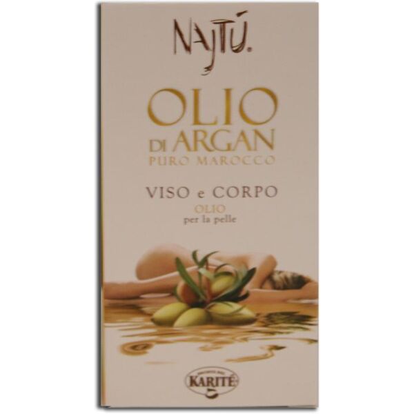 labioelite srl società del karitè  najtu' argan olio puro del marocco viso corpo 30 ml