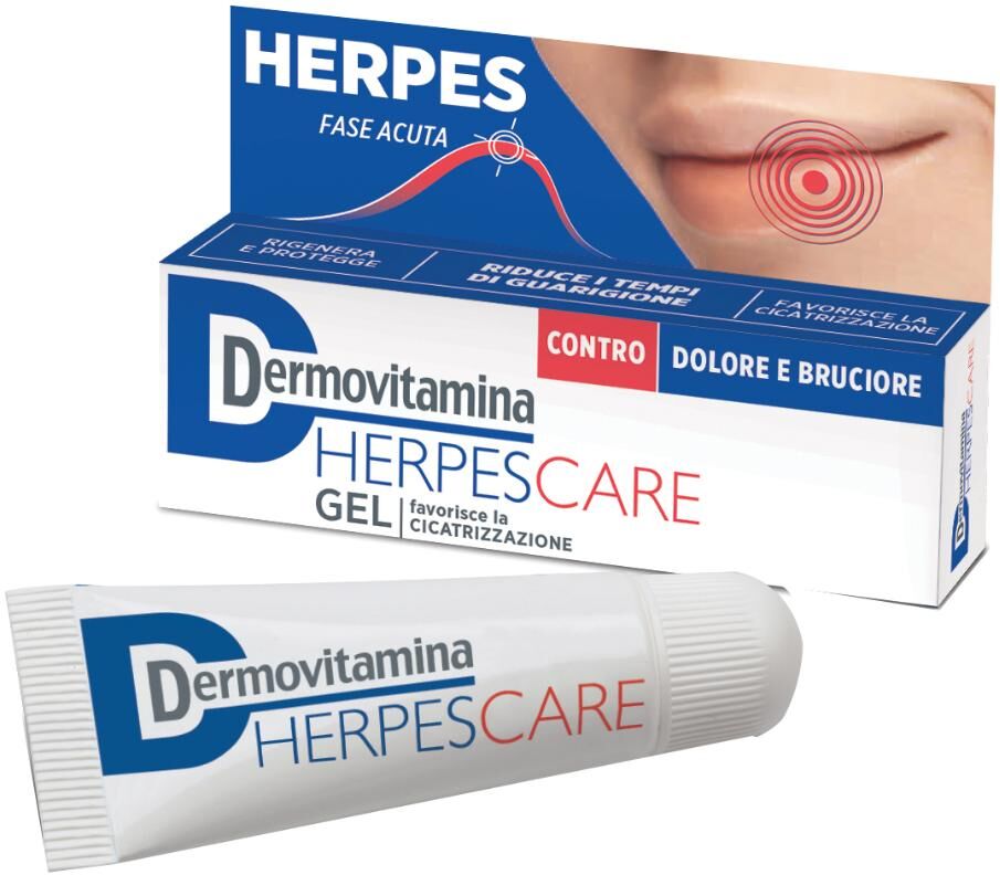 pasquali srl dermovitamina herpes care gel - contro dolore e bruciore che favorisce la cicatrizzazione  8ml