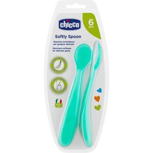 ARTSANA SpA Chicco Cucchiaio Silicone 6m+ Boy 2 Pezzi