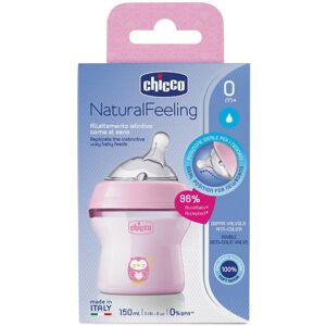 Chicco CH Bib.NatFeel*PL Girl0m+150ml