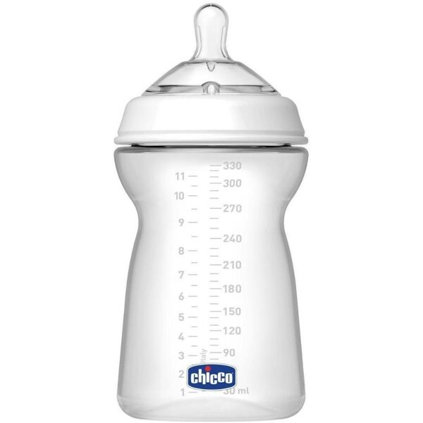 chicco allattamento biberon ergonomico natural feeling 330 ml 6+ mesi