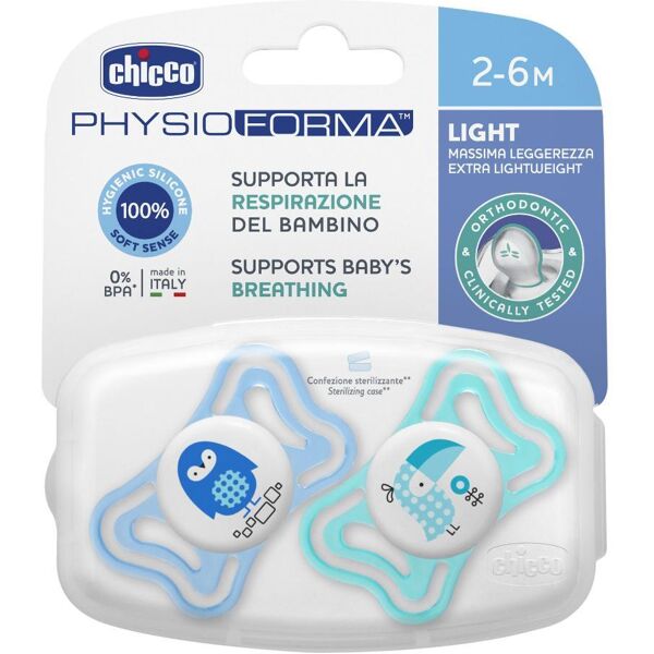 chicco ch succh.light boy sil. 2m 2pz