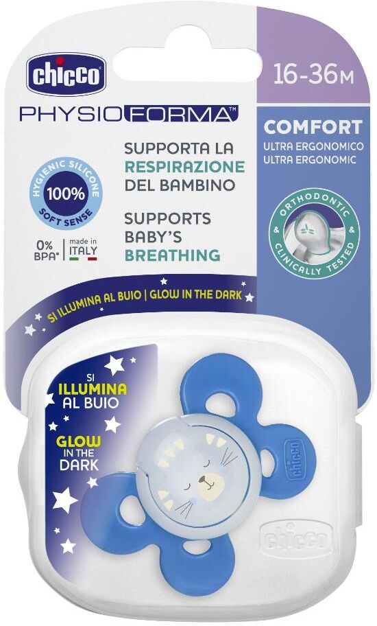 chicco succhietto comfort neutro silicone 12m+ 1 pezzo