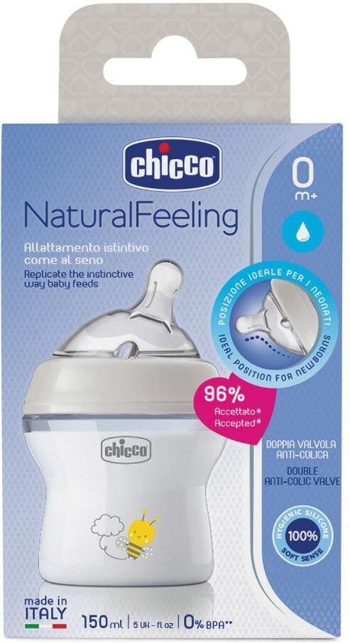 Chicco CH Bib.NatFeel*PL Uni 0m+150ml