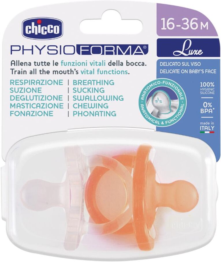 Chicco Gommotto Soft Luxe 16-36 Mesi Bimba 2 Pezzi