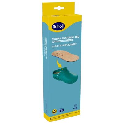 Scholl Clog Evo zoccoli anatomici antiscivolo microforati n. 41-42 - calzature professionali sanitarie Scholl Clog Evo zoccoli anatomici antiscivolo microforati n. 41-42 - calzature professionali sanitarie