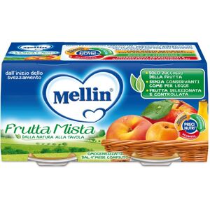 Mellin Omogeneizzato Frutta Mista 100 G 2 Pezzi