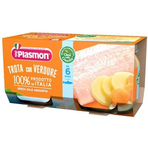 PLASMON (HEINZ ITALIA SpA) Plasmon Omogeneizzato Trota Verdure 80 G X 2 Pezzi