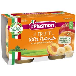 PLASMON (HEINZ ITALIA SpA) PLASMON OMOG 4 FRUTTI 2X104G