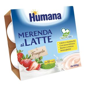 HUMANA ITALIA SpA HUMANA Mer.Latte Fragola4x100g