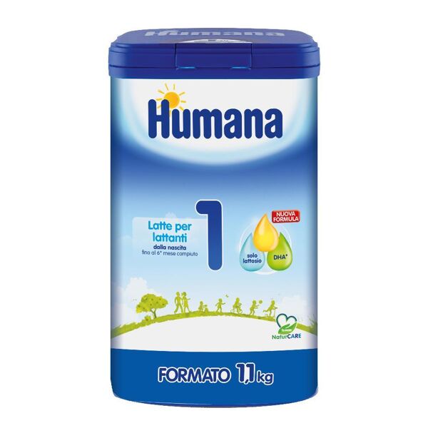 humana italia spa humana 1 probal latte per lattanti dalla nascita 1100g