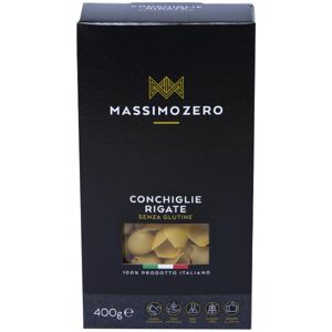 MASSIMO ZERO Srl Massimo Zero Alimenti senza Glutine Conchiglie Rigate Pasta Secca 400 g