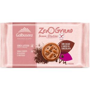 GALBUSERA SpA Galbusera Percorso Salute Alimenti senza Glutine Zerograno Frollino con Gocce di Cioccolato 220 g