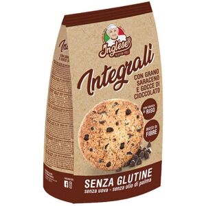 GAIA Srl Gaia Alimenti senza Glutine Inglese Gluten Free Integrali  I Saraceni Biscotti con Gocce di Cioccolato 150 g