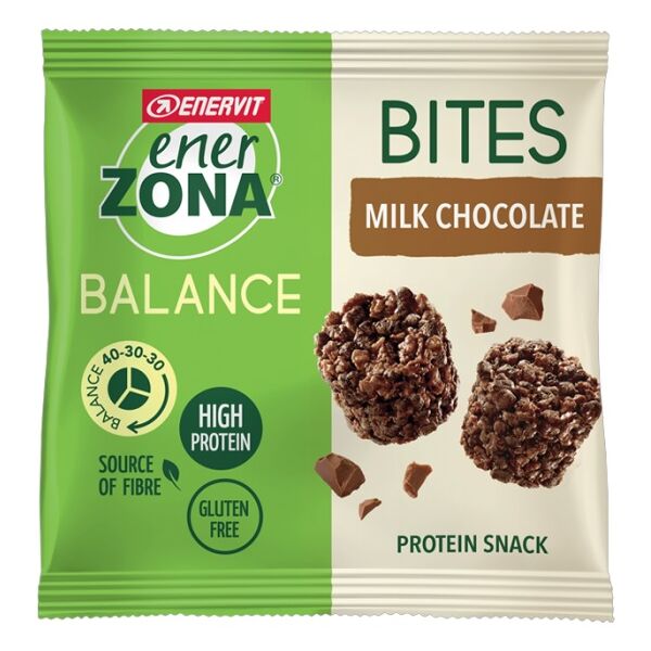 enervit enerzona dieta a zona bites milk choco cioccolato latte 40-30-30  5 bustine