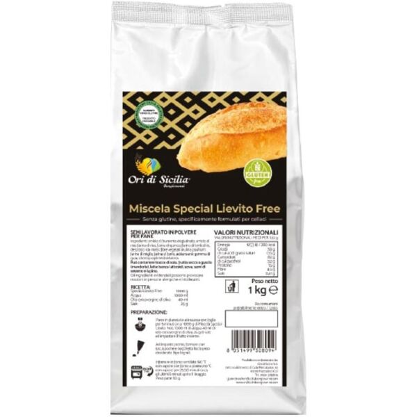 ori di sicilia srl ori di sicilia mix lievito 1kg