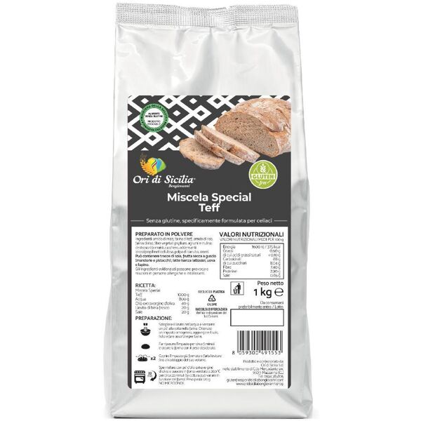 ori di sicilia srl ori di sicilia mix teff 1kg