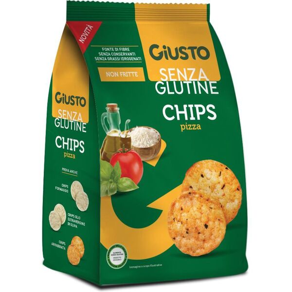 farmafood srl giusto senza glutine chips alla pizza 40g