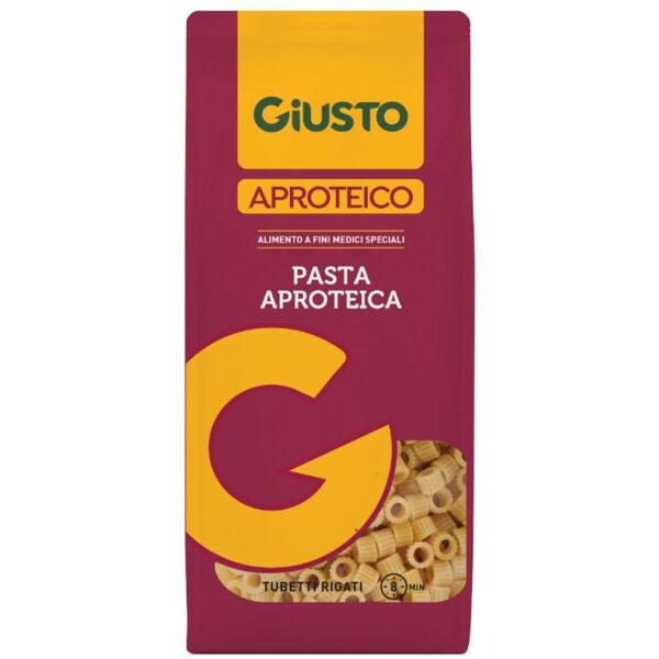 farmafood srl giusto aproteico tubetto rigato 250 g