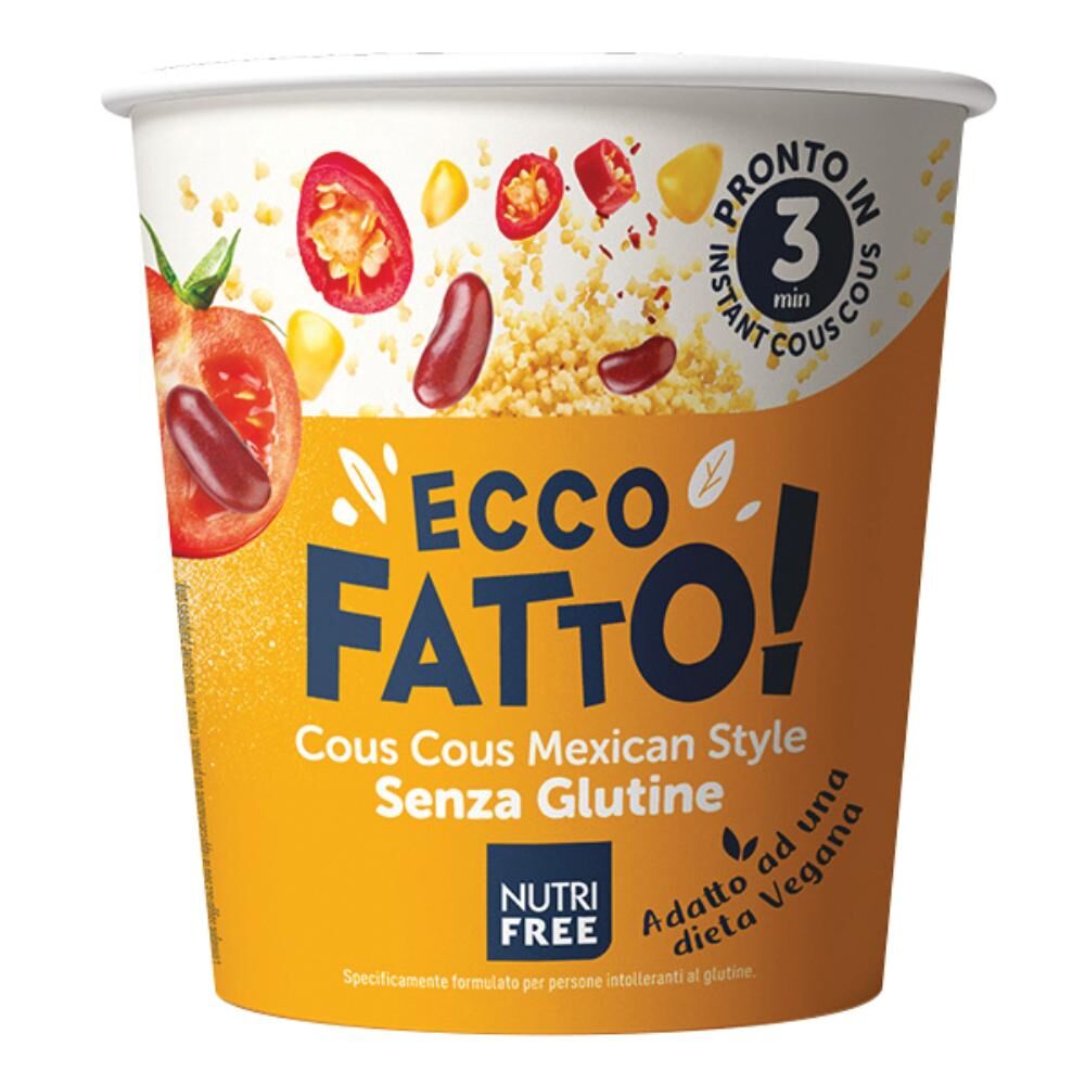nt food spa ecco fatto! cous cous mexican style nutri free 70g