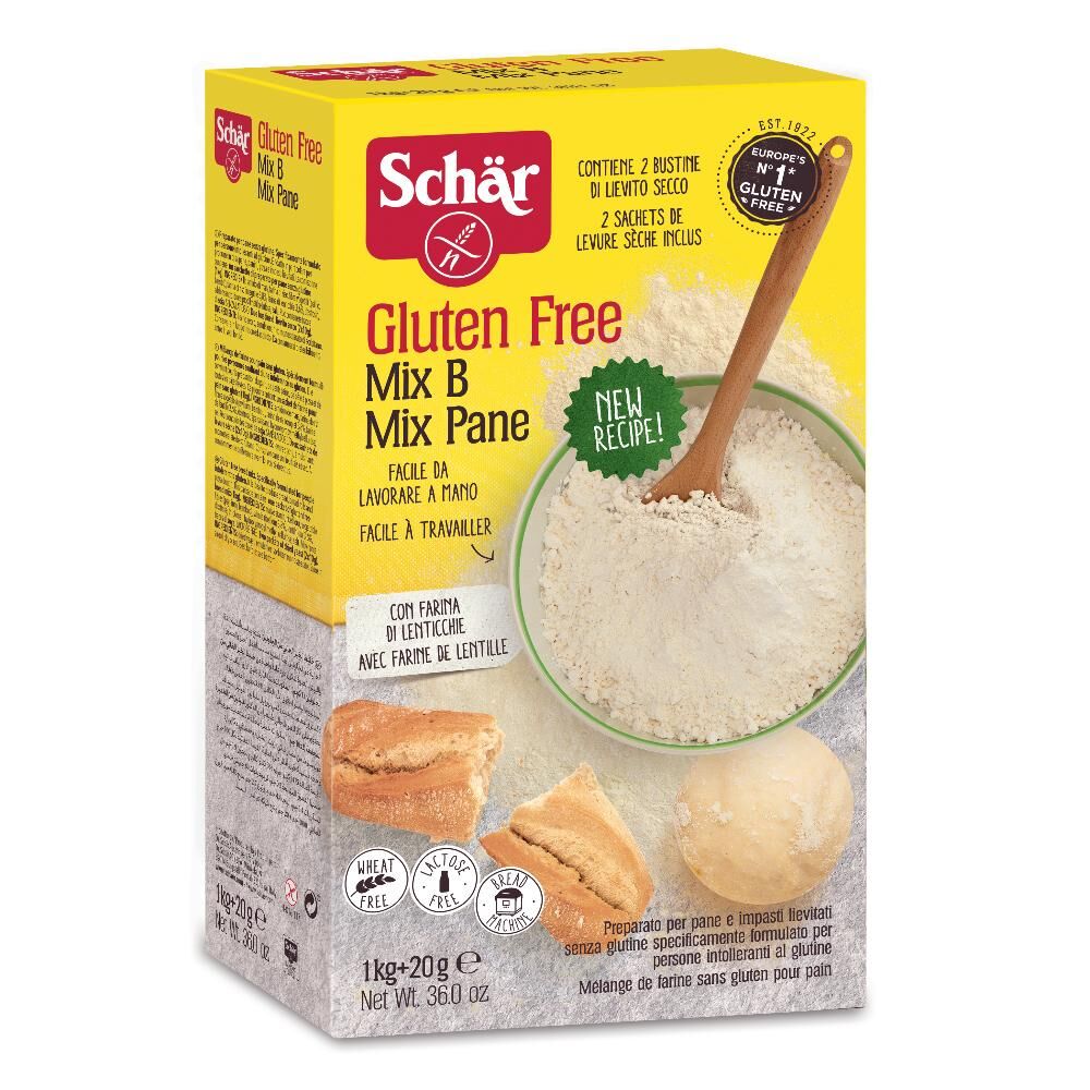 DR.SCHAR SpA Schar Farina Mix B per Pane Senza Glutine 1 Kg