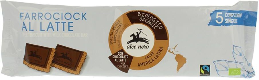 ALCE NERO FARROCIOK LATTE BIO 5X28G ALCE