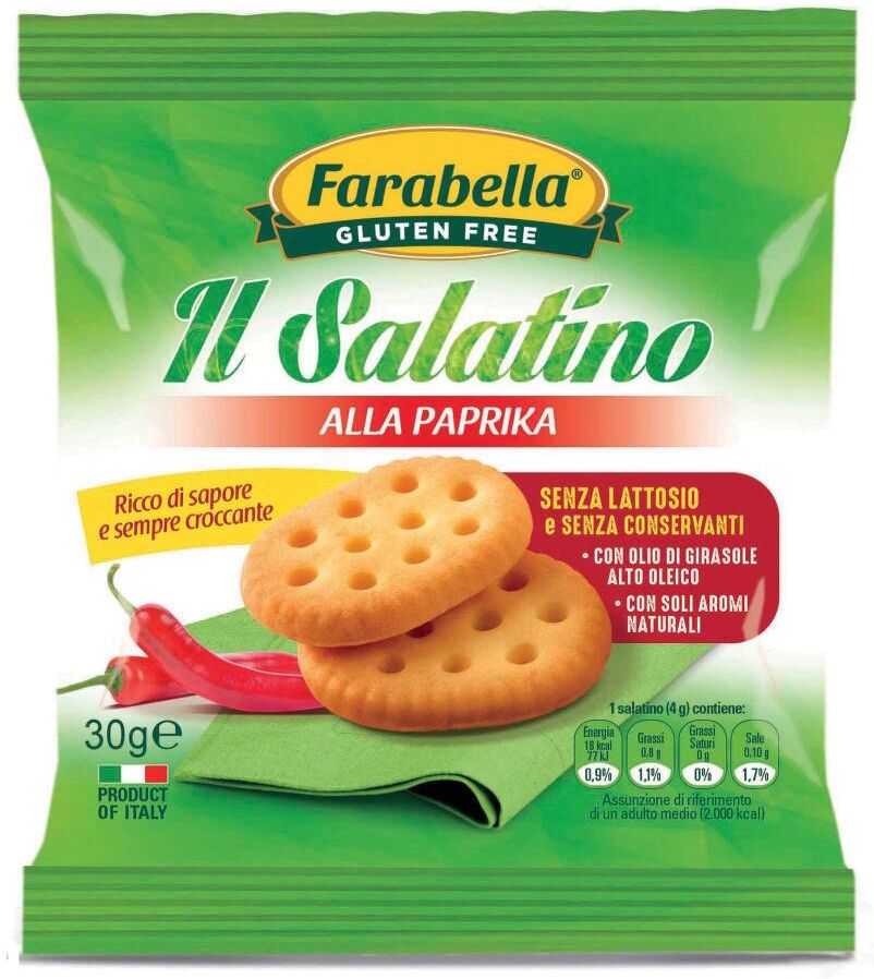 BIOALIMENTA Srl Farabella Salatino Alla Paprika Senza Glutine 30g