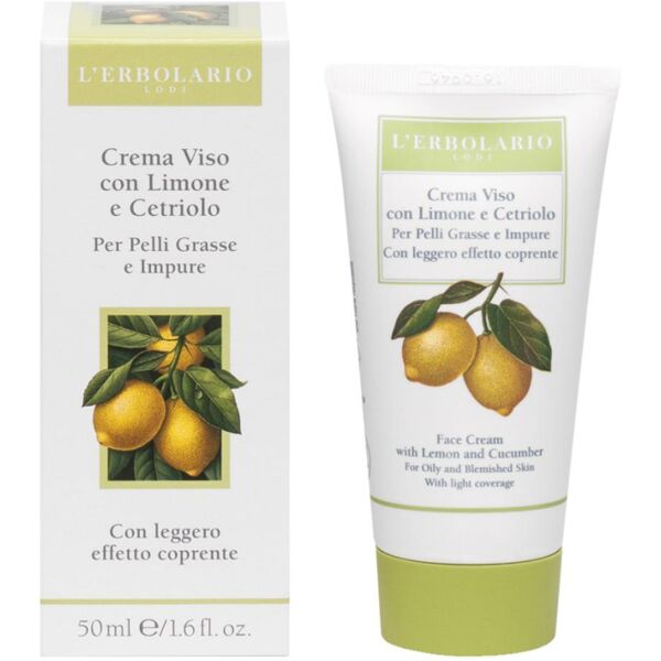 l'erbolario srl crema limone/cetriolo 50ml