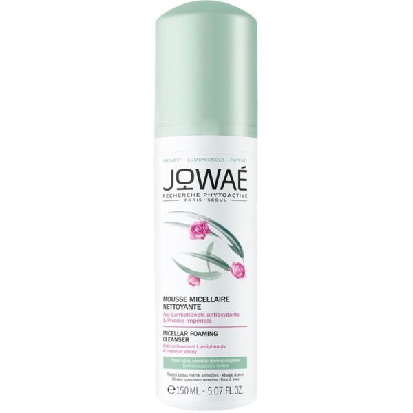 jowae (laboratoire native it.) jowae rercherche phytoactive trattamenti viso mousse micellare struccante delicata 150 ml