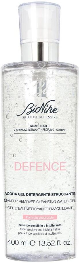 icim bionike defence detergenza viso acqua gel detergente struccante pelli sensibili 400 ml