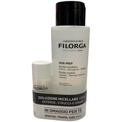 LABORATOIRES FILORGA C.ITALIA FILORGA S-P Micellar 400 ml + Mini 50 ml Acqua Micellare Struccante Viso LABORATOIRES FILORGA C.ITALIA FILORGA S-P Micellar 400 ml + Mini 50 ml Acqua Micellare Struccante Viso