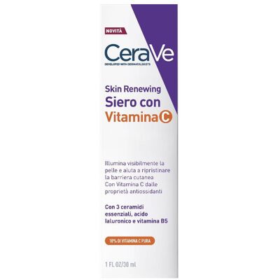 L'Oreal CeraVe Skin Renewing Siero con Vitamina C 30 ml – siero illuminante e antiossidante L'Oreal CeraVe Skin Renewing Siero con Vitamina C 30 ml – siero illuminante e antiossidante
