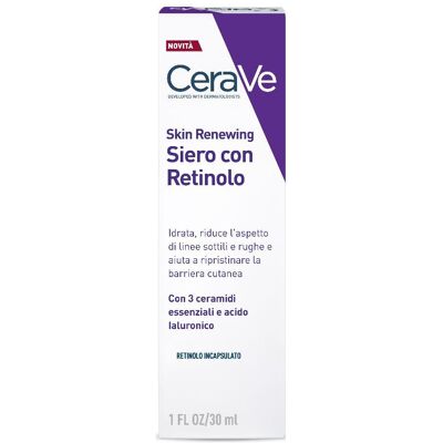 L'Oreal CeraVe Skin Renewing - Siero Viso con Retinolo Anti Età Prime Rughe 30 ml L'Oreal CeraVe Skin Renewing - Siero Viso con Retinolo Anti Età Prime Rughe 30 ml
