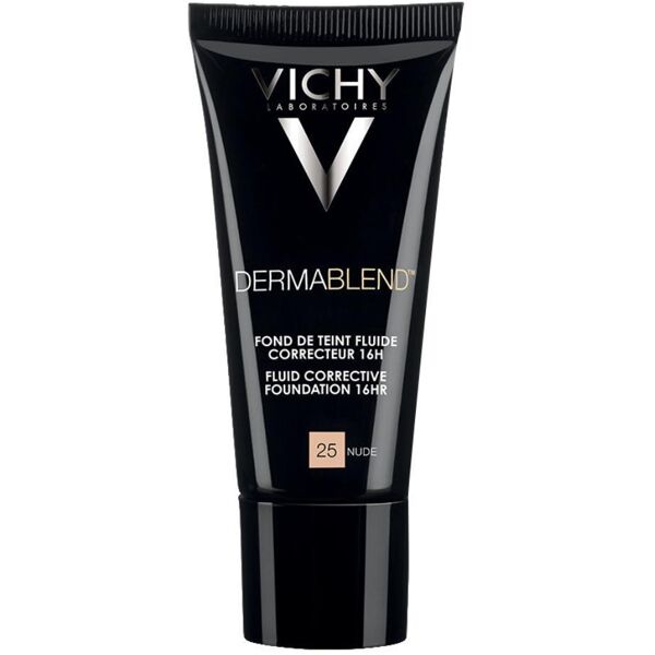 vichy make up dermablend fond de teint fluide correcteur 16 ore 30 ml colore 25