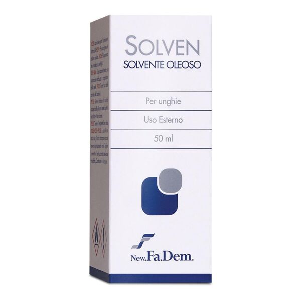 new fa.dem. srl new fa.dem farmaceutica acetone solven oleoso-50ml