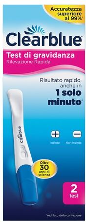 PROCTER & GAMBLE SRL Clearblue Gravidanza 2 Test di Gravidanza Plus Facile da Utilizzare